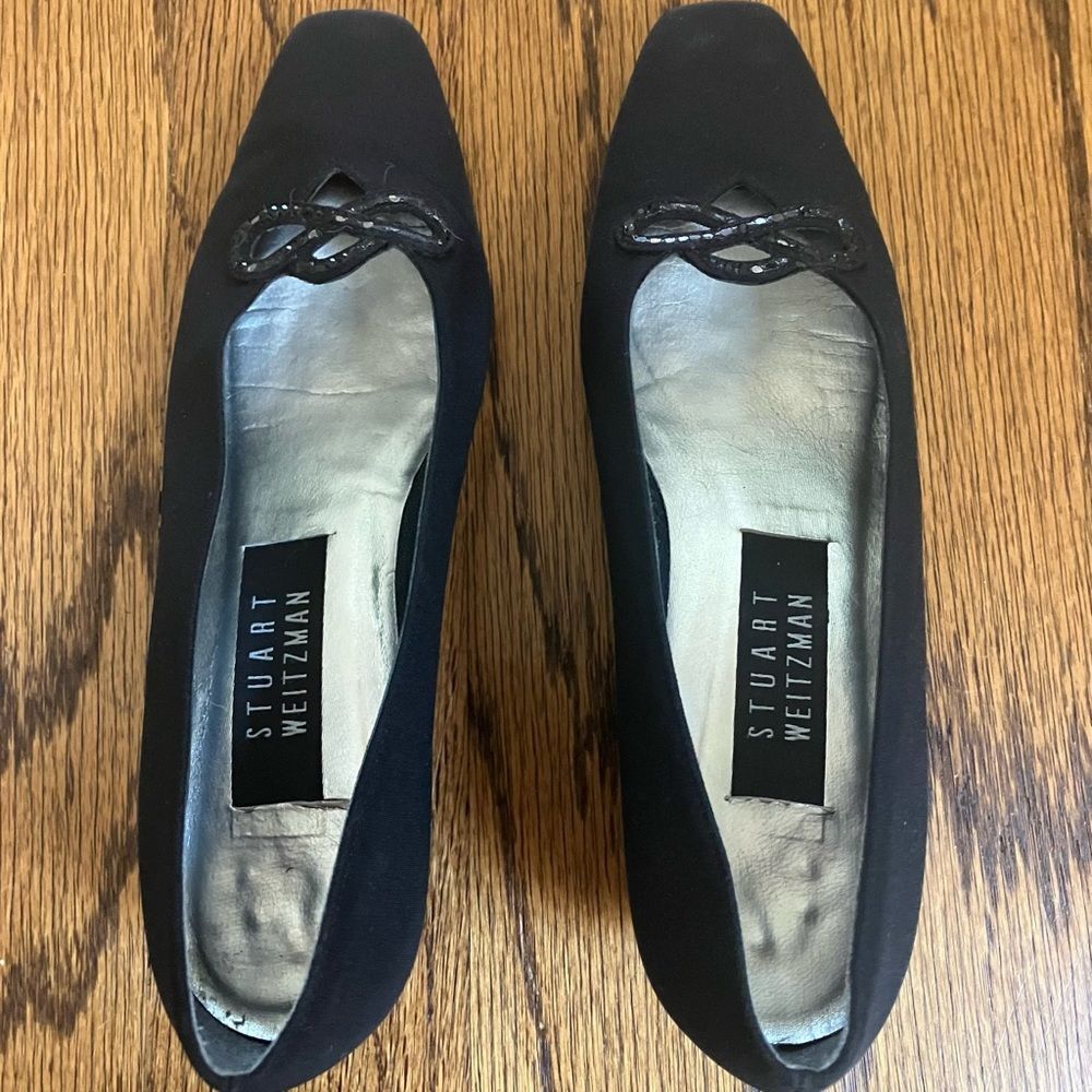 Black Sparkly Stuart Weitzman Heels